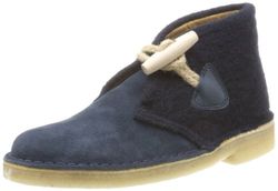 Clarks Originals Desert Duffle damstövlar, Blå marinblå kam, 39.5 EU