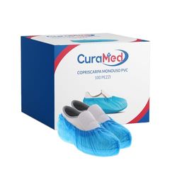 Cura Farma Cubrezapatos Desechables cubrezapatos Zapatos Zapatos Azules visitantes Piscina – 100 Piezas – Original Care Farma – 500 g