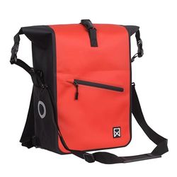 WiLa Home Rugzak Combi Waterdicht Rood Mochila/Bolsa de Bicicleta, Rojo, 27 L Unisex Adulto