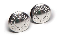 Cinelli Milano Anodizado par de tampões de extremidade de barra, para homem, prateado, Einheitssize