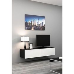TV-standaard Vigo 140 30/140/40 zwart/wit glanzend
