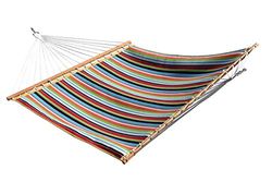 Vivere Europe Sunbrella Quilted Hammock - Double - Carousel Confetti