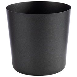 APS Schaal -LEVANTE- Ø 8,5 cm, H: 8,5 cm roestvrij staal, kleur: grijs zwart 0,4 liter