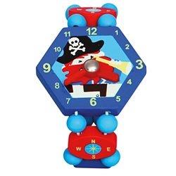 Bino Mertens 9086037 - Madera razón reloj pirata, color: azul