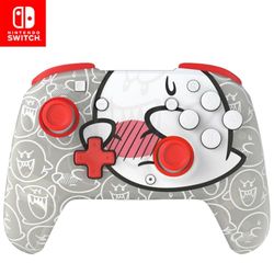 PDP Nintendo Switch Rematch GLOW Wireless Controller- Boo-Hoo- With motion, 600mAh battery