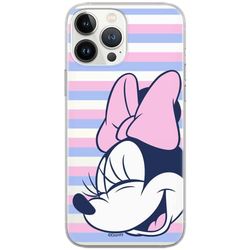 ERT GROUP mobiltelefonfodral för Samsung F62 / M62 originalt och officiellt licensierat Disney mönster Minnie 022 optimalt anpassad till formen på mobiltelefonen, gedeeltelijk transparant