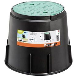 Claber 90500 Inter. POZZETTO Circolare, Nero/Arancione/Grigio, 29 x 25 cm