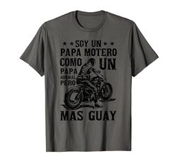 Regalo Papá Motero Motociclismo Papás Guays Van En Moto Camiseta