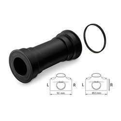 Miche Evo Max MTB Press Fit Tretlager, uniseks, voor volwassenen, zwart, één maat