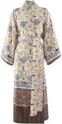 Bassetti Nairobi 9332200 - Kimono (100% algodón, satén), color caffe M1