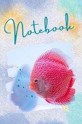 Cichlid Composition Notebook & Year Planner : With beautiful Cichlid pictures 's cover (Type.4), Line Notebook and Year Planner for All age,120 pages | 6 X 9 inch