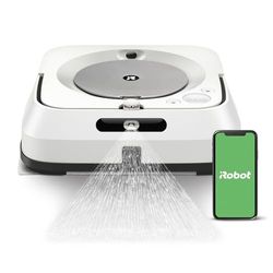 iRobot® Braava jet® m6 (m6138) - Dweilrobot - Precisiespray -Smart Maps - Schoonmaak- en vermijdzones - Spraakassistent - Opladen en hervatten - Doorg en nat dweilen - iRobot Home-app