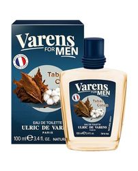 ULRIC DE VARENS - Eau de Toilette Varens For Men - Tabacco Cotone - Tabacco Ambré - Fragranza Uomo - Vaporizzatore - Made in France - 100 ml