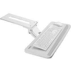 VIVO Supporto ergonomico per tastiera e mouse regolabile per computer e mouse sotto la scrivania da tavolo, ripiano sottoscritto, bianco, MONTAGGIO KB03W