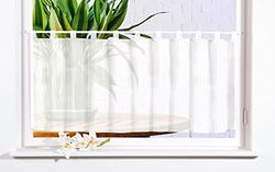 Tendina in Voile Uni 61070, 61070 Bianco