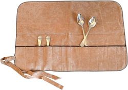 Hagerty Silver Guard Cutlery Roll bestektas voor zilveren en verzilverd bestek 48x32 cm I Praktische zilverbestek-opslag met aanslagbescherming I Bestekhouder voor koffielepels met 12 vakken