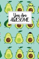 Avocado Journal - Avocado Gifts: Cute Avocado Gifts, Avocado Gifts for Women, Avocado Birthday Gift, Avocado Themed Gifts, Avocado Gifts for men, ... Avocado Birthday, Avocado Birthday Gifts