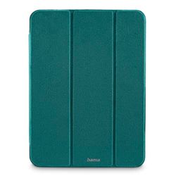 Hama Velvet Coque pour Apple iPad 10,9" (22) - Housse Fonction Chevalet, Protection Fermeture Magnétique, Tissus Velour - Vert Pétrole