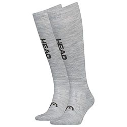 HEAD Unisex Graphic Ski Knee-High Socks 2 Pack