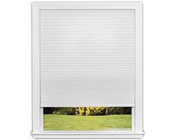 Easy Lift Trim-at-Home Cordless Cellular Light Filtering Fabric Shade White, 36 in x 64 in, (Fits windows 19"- 36")