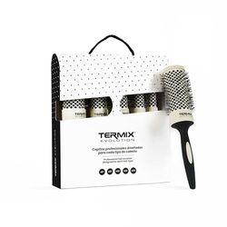 Pack Termix Evolution Soft - Hairbrush for thin hair with ionized bristles specially for thin and delicate hair- It includes 5 diametres Ø 17, 23, 28, 32 y 43 mm