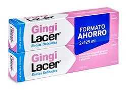 GINGILACER - Duplo 125 ml, Fluor Tandkräm, Minskar Gingival Blödning, Skyddar tandkött, Minskar bildandet av tandplatta, toning