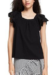 edc by ESPRIT T-shirt för kvinnor, 001/Svart, XS