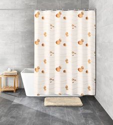 Kleine Wolke Rideau de Douche Miami 100% Polyester, Beige, 120 x 200 cm