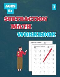 Subtraction Math Workbook, Level 1: 50 Tests about Subtraction Numbers 0-20 for Grades K-2, with Answer Key, 102 Pages, 8.5 x 11 inches