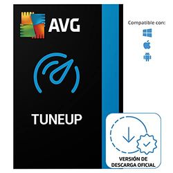 AVG TuneUp 2024 - Elimina los archivos basura y acelera el sistema operativo | 10 Dispositivo | 1 Año | PC/Mac | Código de activación enviado por email