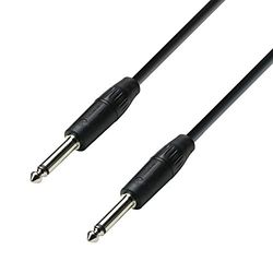 Adam Hall 3 Star Series luidsprekerkabel (2 x 1,5 mm² 6,3 mm mono-jack op 6,3 mm mono-jack), 5 m