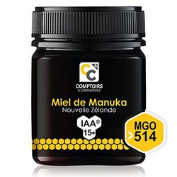 COMPTOIRS ET COMPAGNIES - Miel de Manuka Actif - IAA15+ (MGO514+) - Origine Nouvelle Zélande - 250g