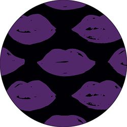 Bonateks, Round Digital Printed Mouse Pad, Non-Slip Base, for Office and Home, Diameter:22cm