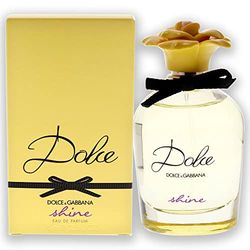 D&G, DOLCE & GABBANA DOLCE SHINE EAU DE PARFUM 75ML Unisex adulto, Negro, 75 ml