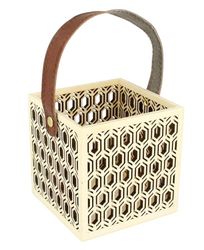 ARTEMIO Lantern Blue Eth Back 10X10Cm Decoración/Glitters/Accesorios, Multicolor