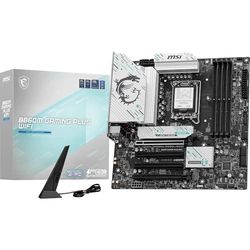 MSI B860M GAMING PLUS WIFI Motherboard, mATX - Supports Intel Core Ultra Processors (Series 2), LGA 1851 - DDR5 Memory Boost 8600+ MT/s (OC), PCIe 5.0 x16, M.2 Gen5, Intel Killer 5G LAN, Wi-Fi 7