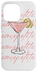 Cosmopolitan cocktail graphic Case for iPhone 14 Pro Max