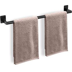 DOCOJUCL Toallero de baño, toallero de 24 Pulgadas para baño montado en la Pared, Organizador de Toallas de Mano de baño Resistente, decoración Moderna del hogar, Accesorios de Accesorios de baño,