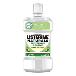 LISTERINE Naturals, Collutorio, Protezione Gengive, Gusto Delicato, 500 ml