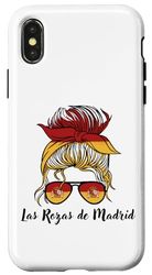 Carcasa para iPhone X/XS Las Rozas de Madrid Girl, Bandera España España