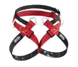 Petzl Unisex Fractio Sele, Rödsvart, UNI