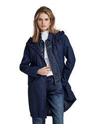 G-STAR RAW Rovic Wmn Parka voor dames, blauw, XS