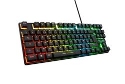 The G-Lab Keyz Caesium TKL gamer-tangentbord TKL 87 tangenter trådbundet USB Franska AZERTY, flerfärgad LED-bakgrundsbelysning - kompakt, digitalt tangentlöst speltangentbord för PC/PS4/PS5, New 2024