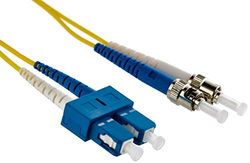 Glasvezelkabel, SC A ST SINGLEMODE DUPLEX UPC MT.1