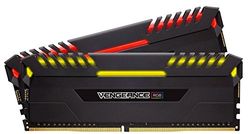 Corsair Vengeance RGB 32 GB (2 x 16 GB) DDR4 3333 MHz C16 XMP 2.0 Enthusiast RGB LED Illuminated Memory Kit - Black