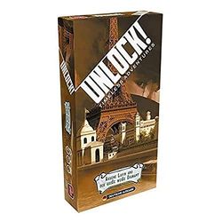 Asmodee, Unlock! - Arsène Lupin and the Big White Diamond, Family Game, Puzzle Game, 1-6 Players, From 10+ Years, 60+ Minutes, German