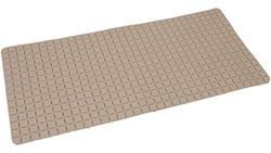 MSV Tapis Fond de Baignoire antidérapant Caoutchouc Quadro 36x76cm Beige