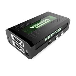 HDFury HDF0110 Vertex 2X 2 HDMI Matrix, 18Gbps para 4K60 4: 4: 4 600MHz, Escalador Integrado y convertidor de Formato Negro