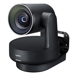 Logitech Rally Plus, Système de visioconférence modulaire Premium pour grandes salles de réunion, Webcam Noir, via connexion USB pour PC, Mac, Compatible Skype, Zoom, PC/Mac/Portable/Chrome