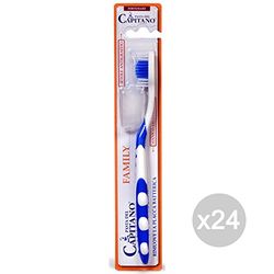 Captaano Lot de 24 brosses à dents fortes Family Hygiène et soin des dents